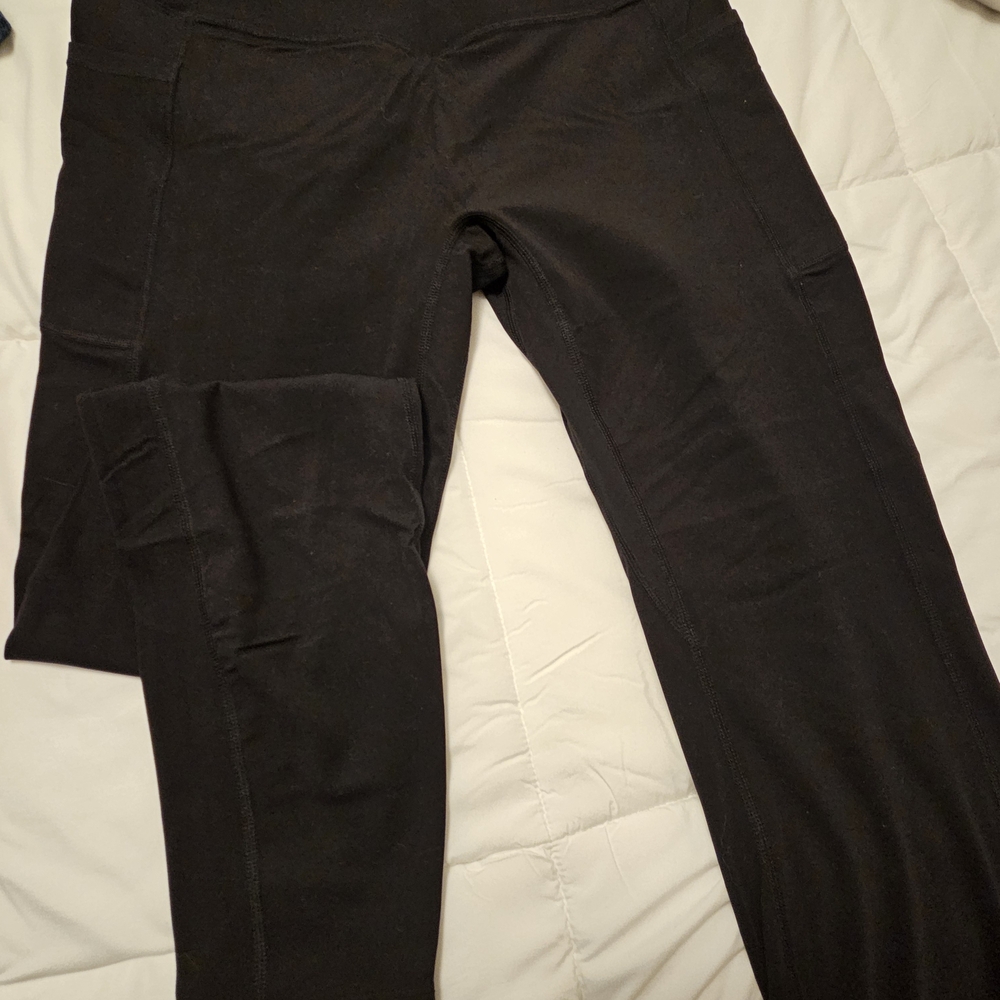 HALARA Black High-Waist Pocket Leggings